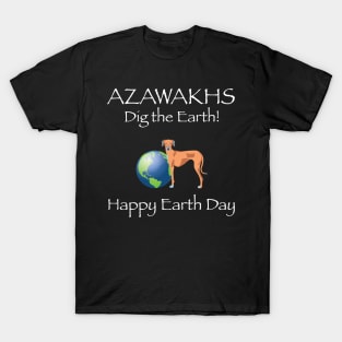 Azawakh happy earth day t-shirt T-Shirt